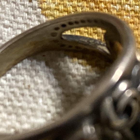 Carnelian Sterling Silver Ring size 7 - Picture 6 of 7